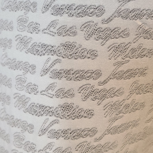 Versace white shirt Med. w/ logo in the fabric NWT - Picture 2 of 11